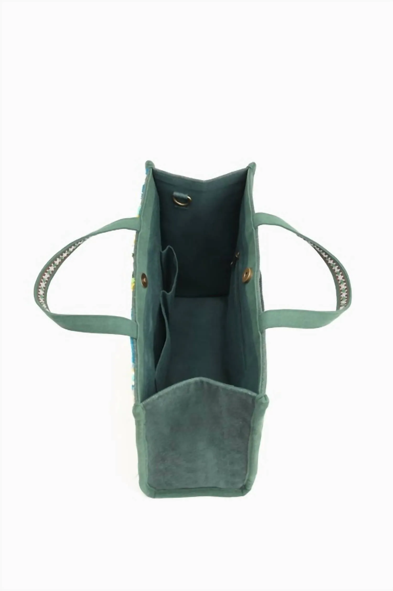 America & Beyond - Women's Monstera Embellished Bag
