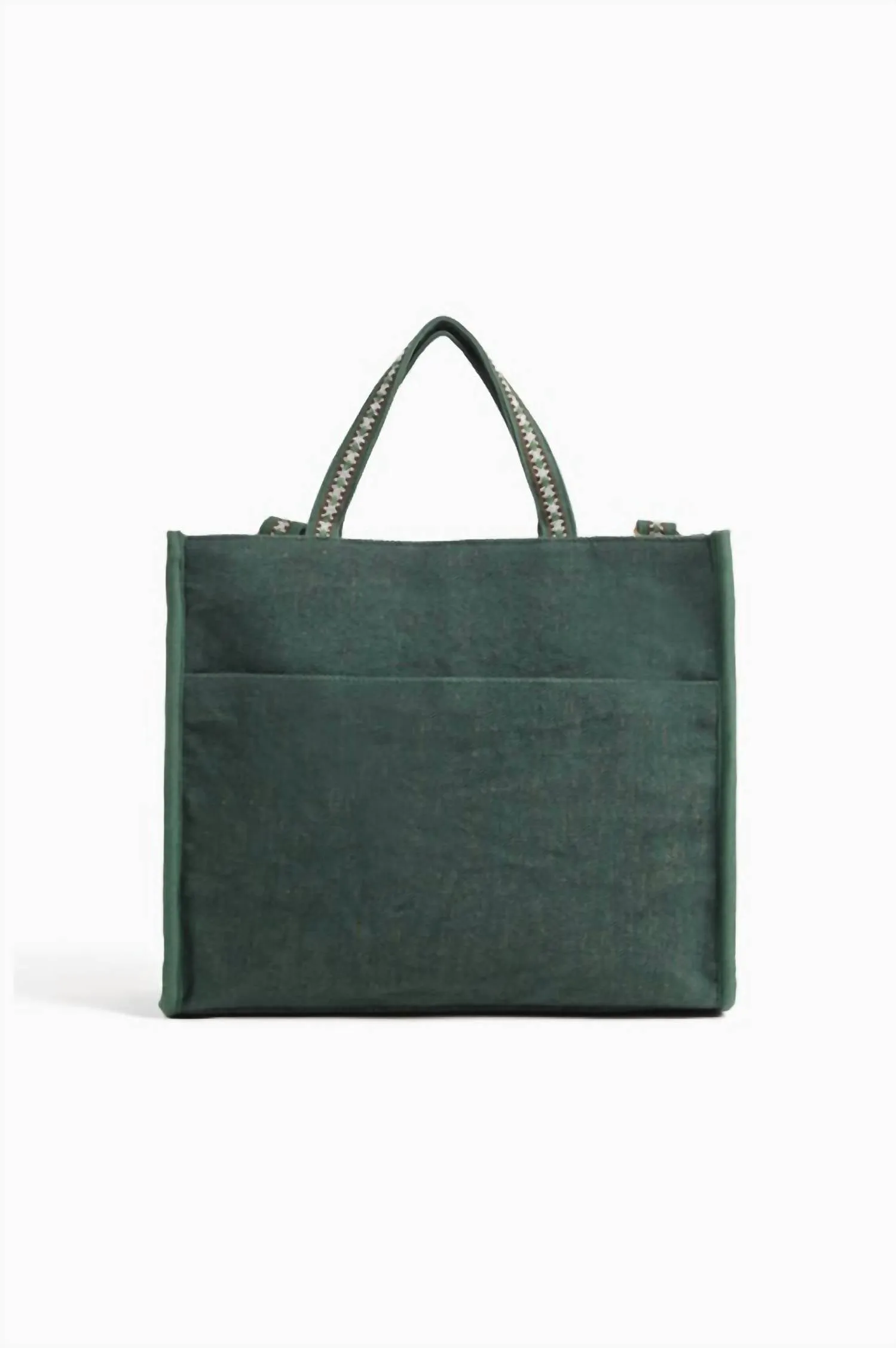 America & Beyond - Women's Monstera Embellished Bag