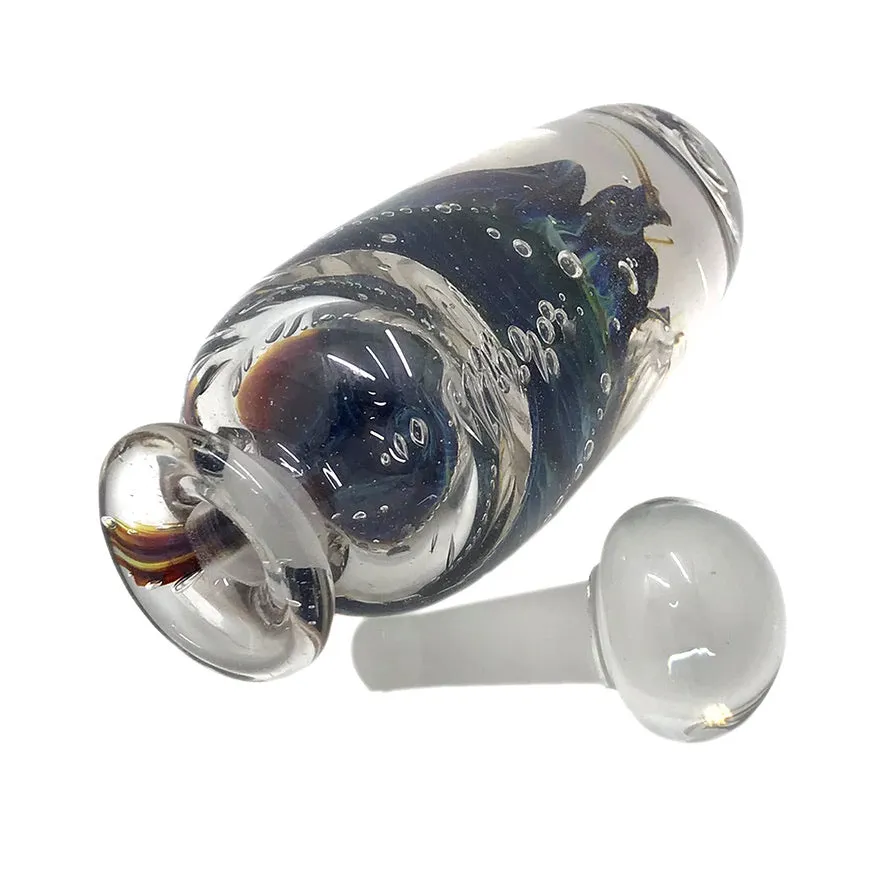 Art Glass Perfume Bottle With Artist Signed