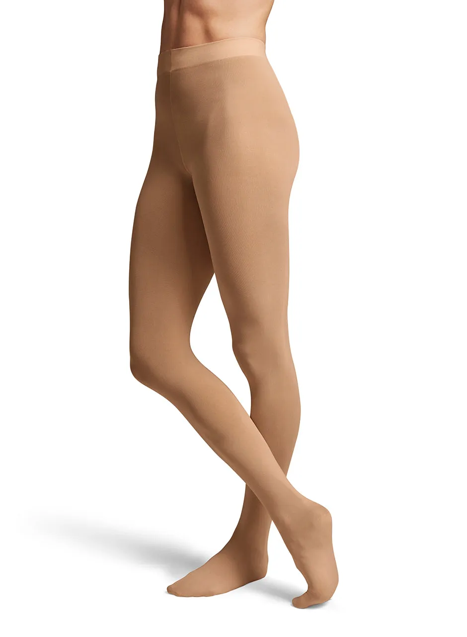 BLOCH - TO981G -  Girls Contoursoft Footed Tight