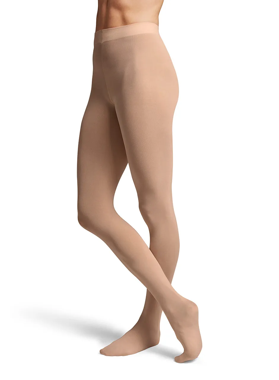 BLOCH - TO981G -  Girls Contoursoft Footed Tight