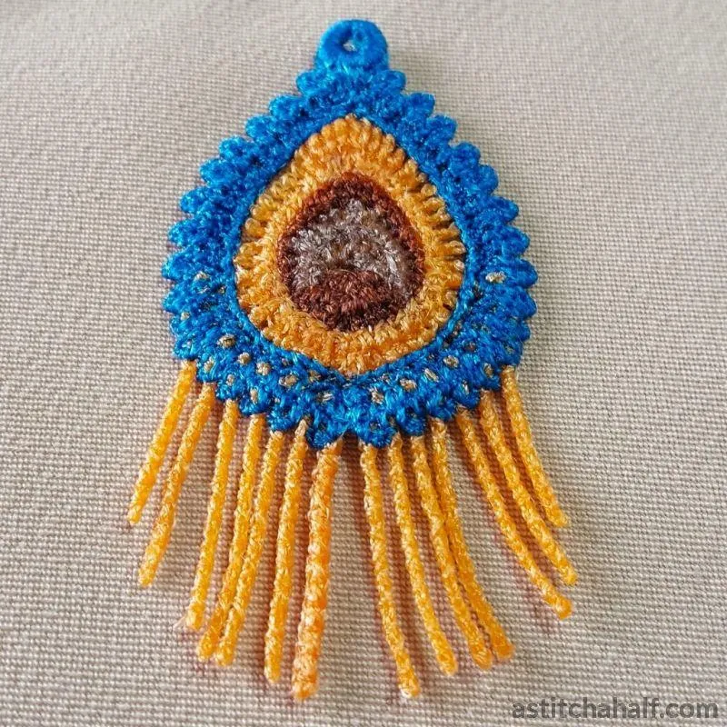 Boho Chic Feathery Freestanding Lace Earrings