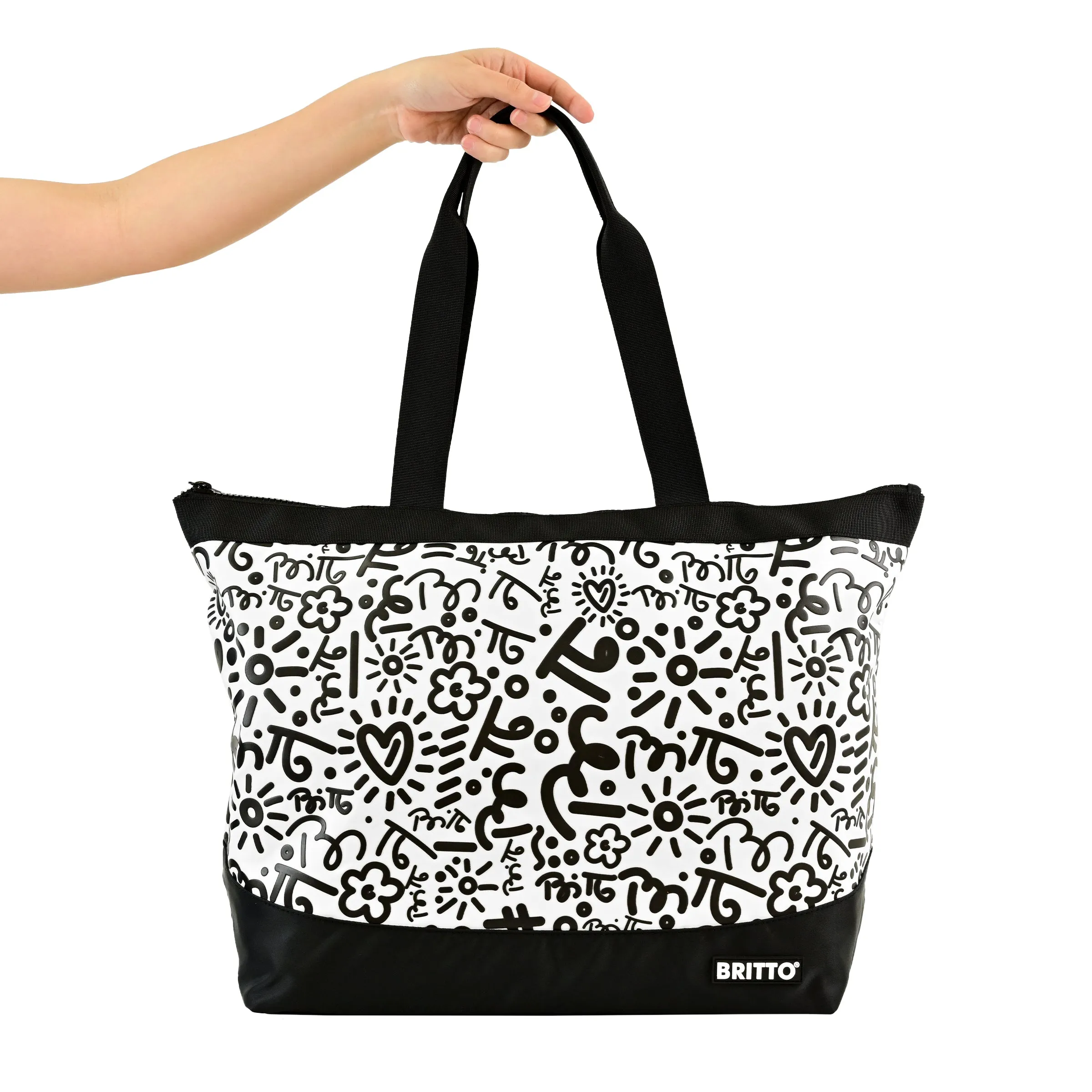 BRITTO® Tote Bag - Graffiti Black