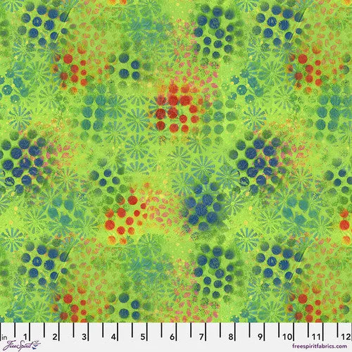 Butterfly Fields Spotty Lime