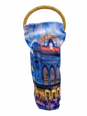 Denver Colorado Union Station Recycled Wine Tote