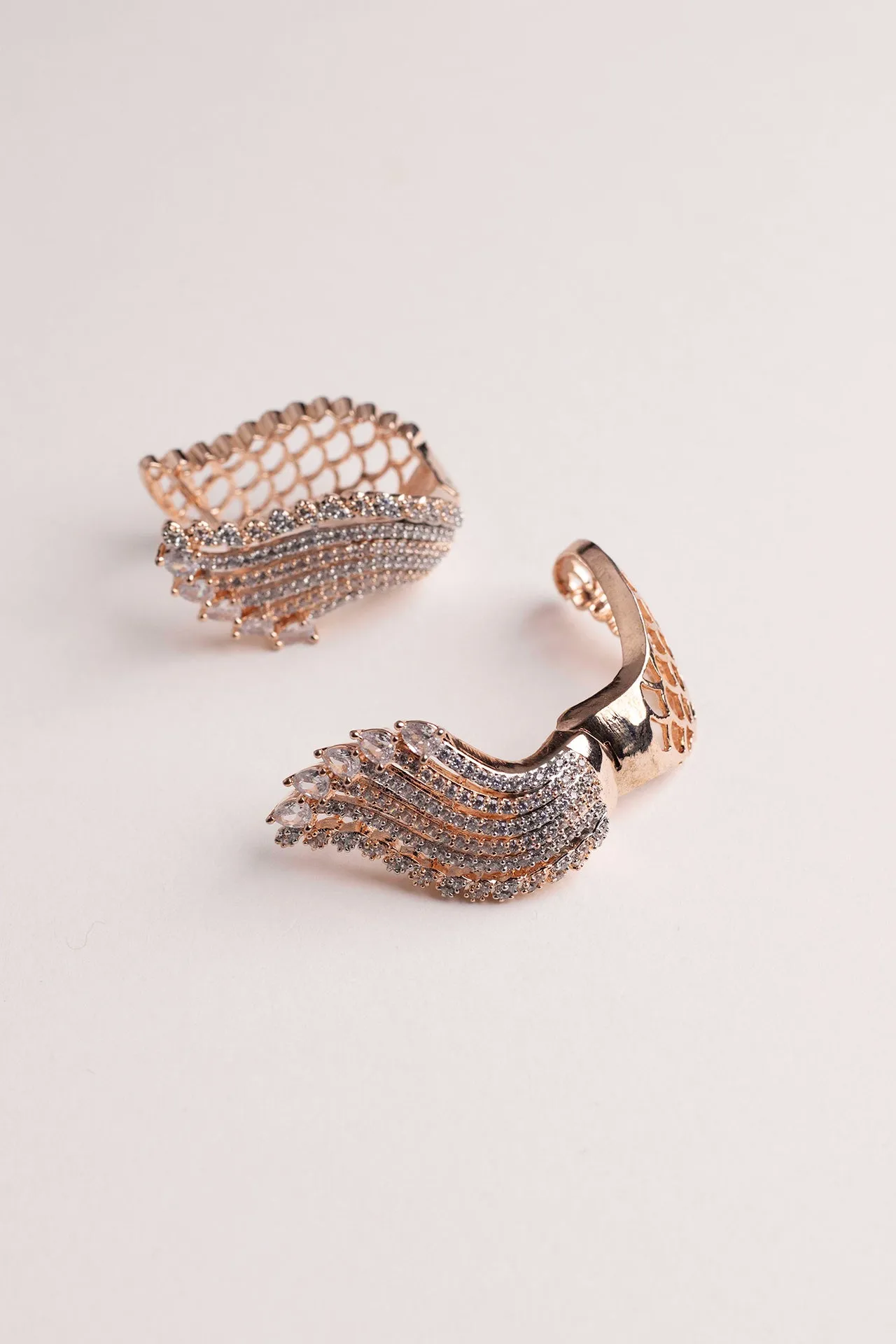Dhriti Rose Gold Earrings