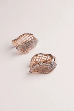 Dhriti Rose Gold Earrings