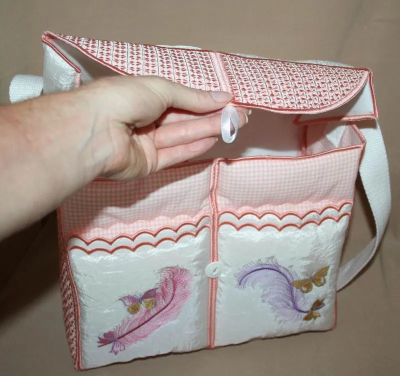 Feathery Tote Bag