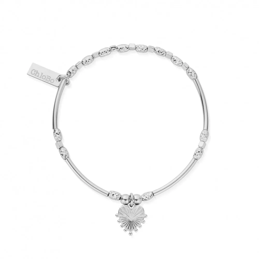Glowing Beauty Bracelet - Silver - SBMNCSR3196