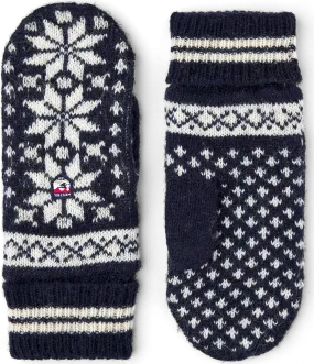 Hestra Kids&#x27; Nordic Mittens Navy/Offwhite | Buy Hestra Kids&#x27; Nordic Mittens Navy/Offwhite here | Outnorth