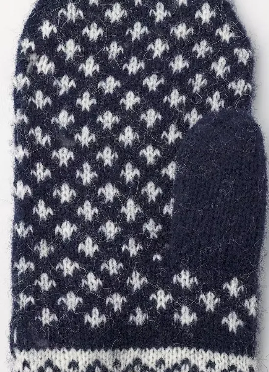 Hestra Kids&#x27; Nordic Mittens Navy/Offwhite | Buy Hestra Kids&#x27; Nordic Mittens Navy/Offwhite here | Outnorth