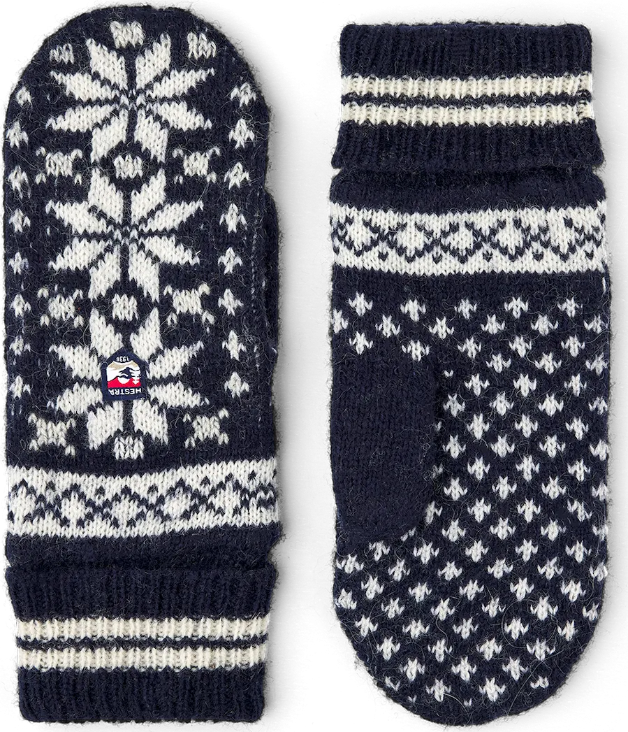 Hestra Kids&#x27; Nordic Mittens Navy/Offwhite | Buy Hestra Kids&#x27; Nordic Mittens Navy/Offwhite here | Outnorth