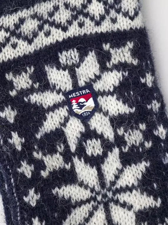 Hestra Kids&#x27; Nordic Mittens Navy/Offwhite | Buy Hestra Kids&#x27; Nordic Mittens Navy/Offwhite here | Outnorth