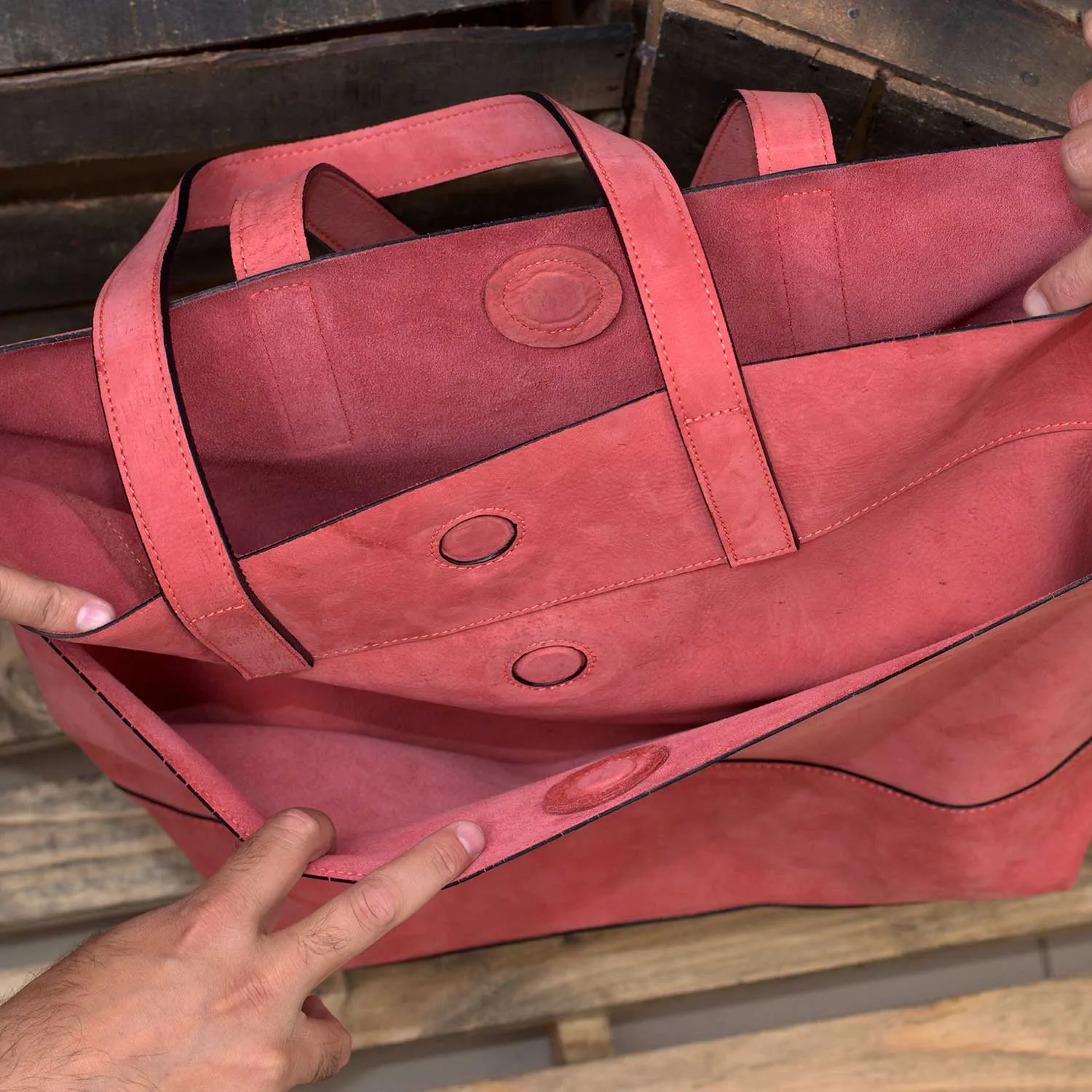 Jagrogo Ladies Pink Leather Purse