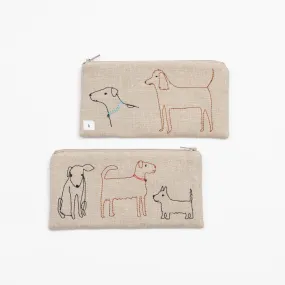 k studio Dogs flat pouch