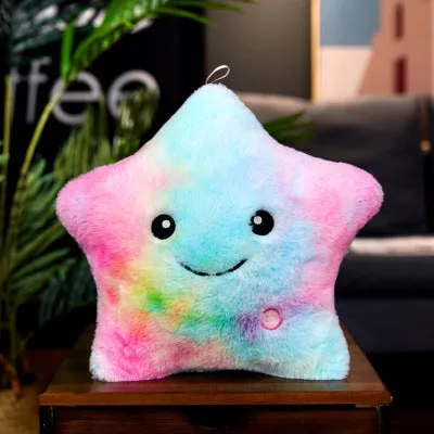 Kawaii Glowing Star & Heart Cushions