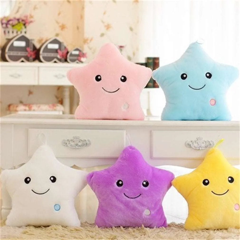 Kawaii Glowing Star & Heart Cushions