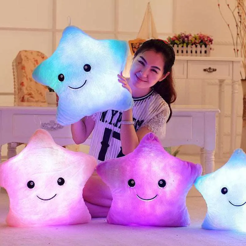 Kawaii Glowing Star & Heart Cushions