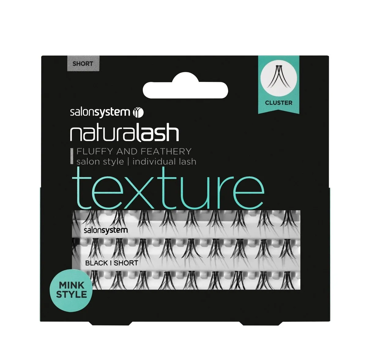 Salon System Naturalash Texture Individual Lashes Medium (Mink Style)