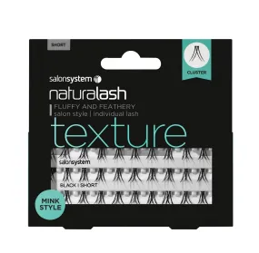 Salon System Naturalash Texture Individual Lashes Medium (Mink Style)