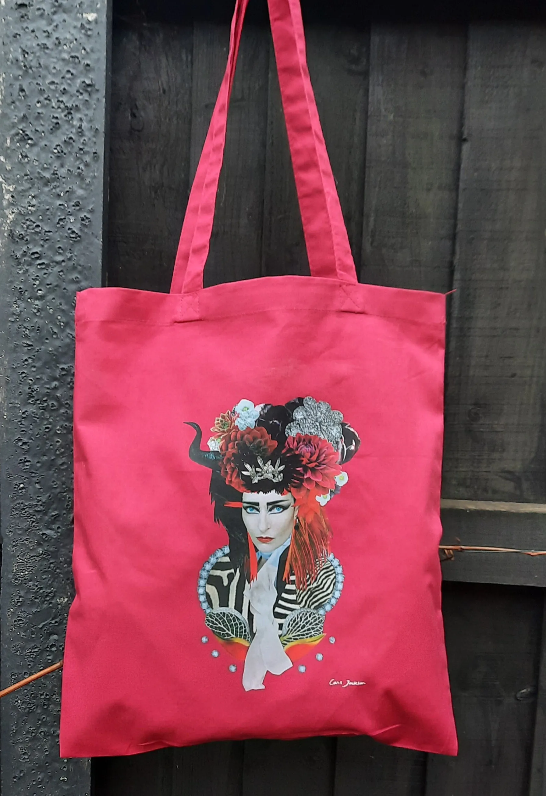 Siouxsie vibrant printed tote bag