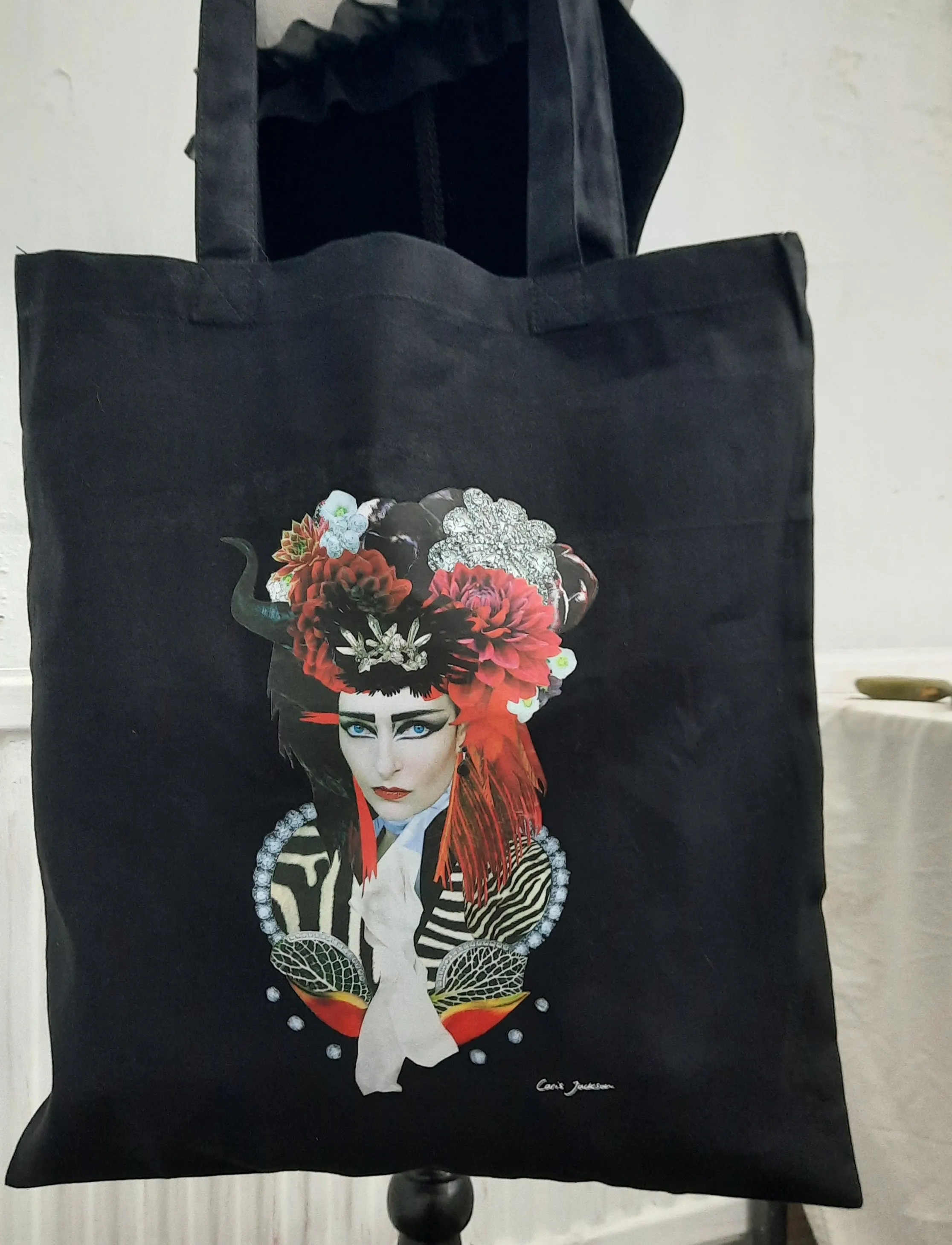 Siouxsie vibrant printed tote bag