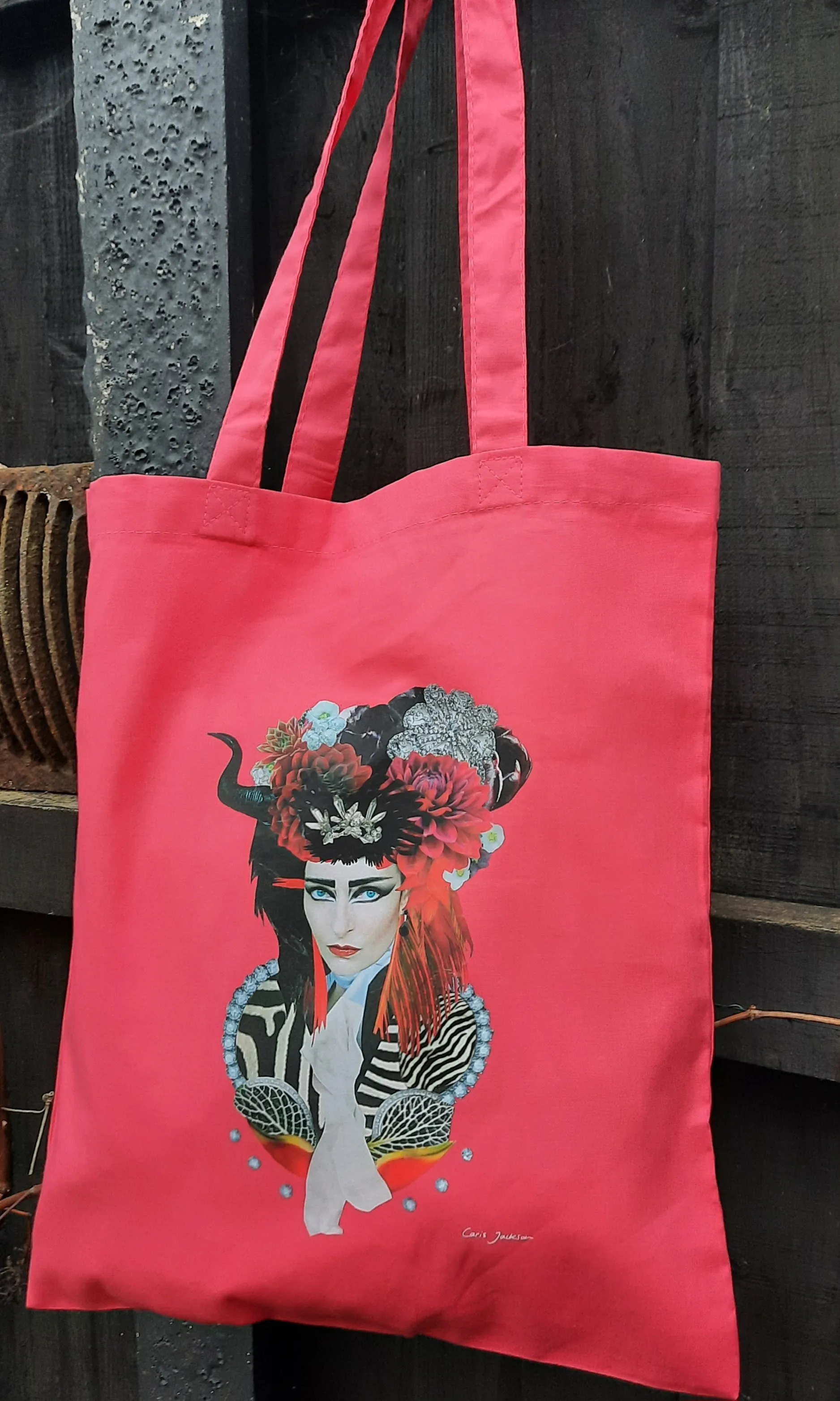 Siouxsie vibrant printed tote bag