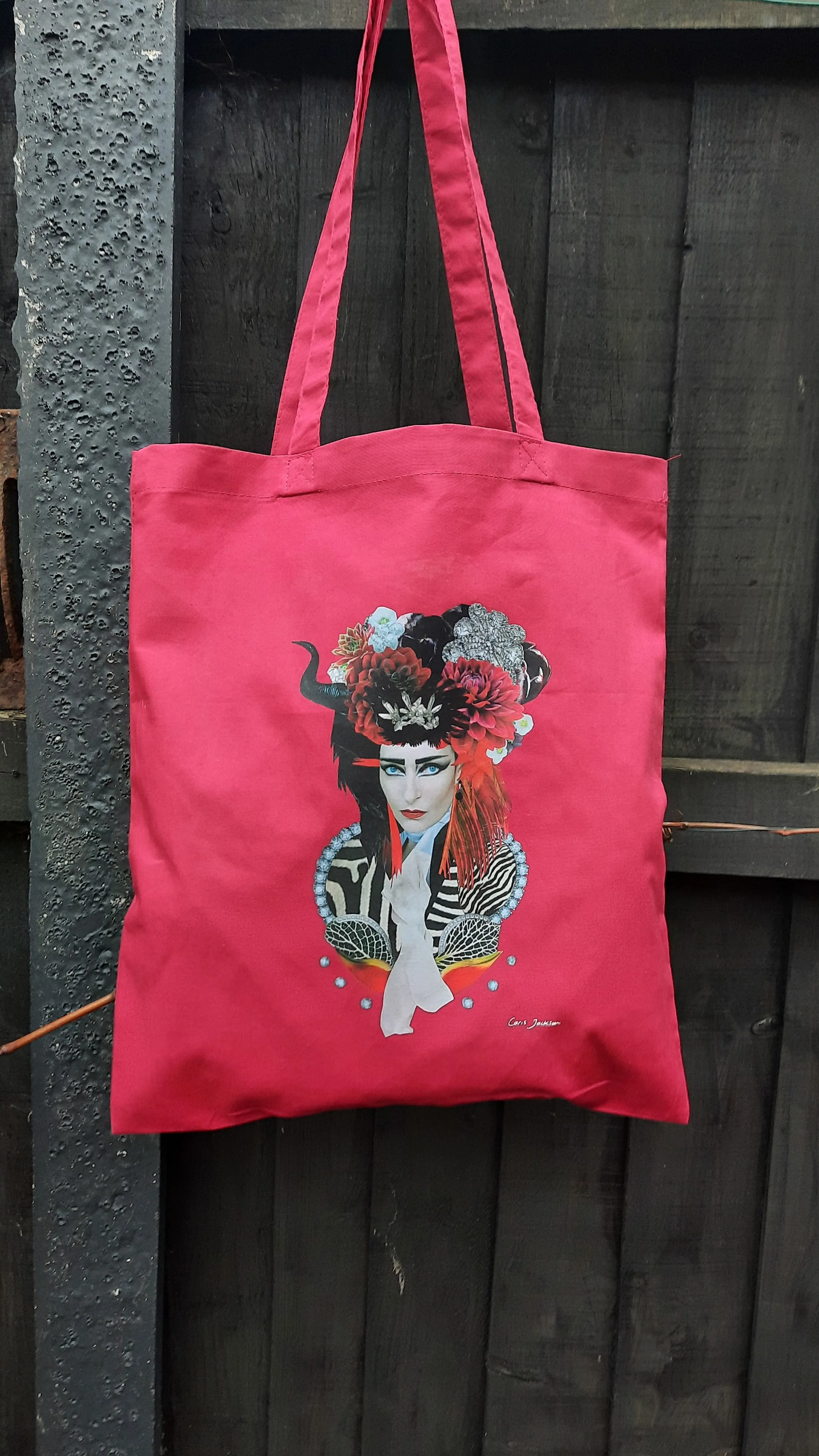 Siouxsie vibrant printed tote bag