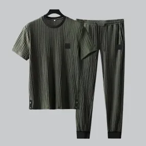Vera | Luxurious Pleated Men's Lounge Set