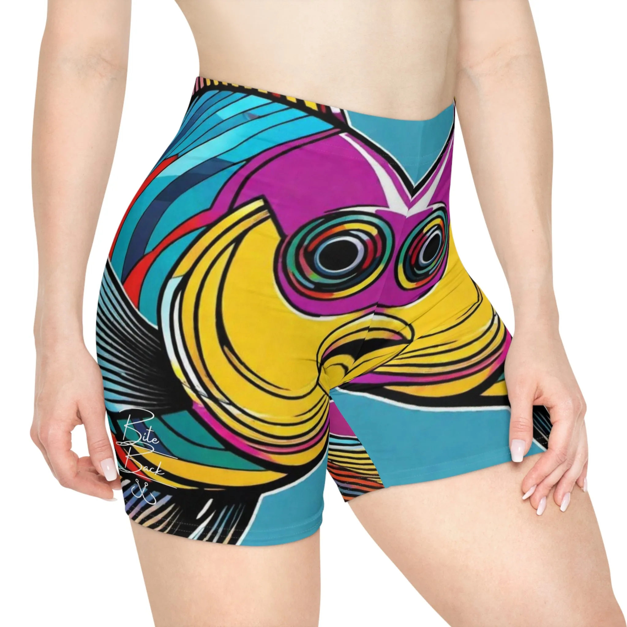 Vibrant Snapper Woman's Biker Short